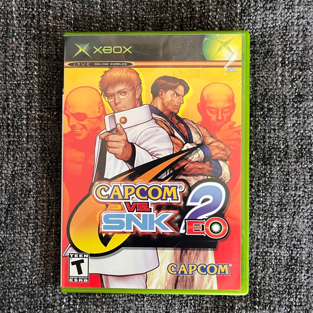 Capcom Vs SNK 2 EO Xbox Game Complete